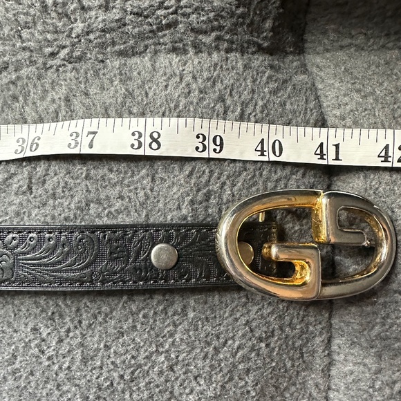 Gucci Double G Two Tone Gold/Silver Belt Buckle Fits a belt 1” - 1.25” strap main image 8